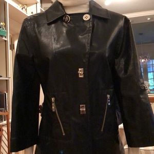 Worth London Rain Jacket with Motorcycle design